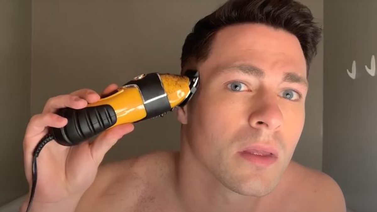 Watching Colton Haynes Give Himself a Haircut Is Kinda Relaxing