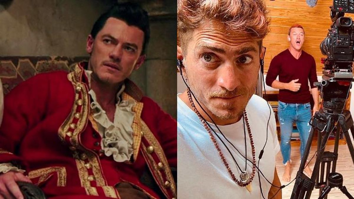 Luke Evans' BF Helped Him Prep for His 'Gaston' Performance