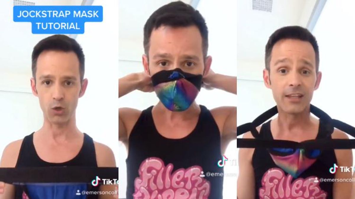 This Tutorial Shows Us How to Make DIY Face Masks With Jockstraps