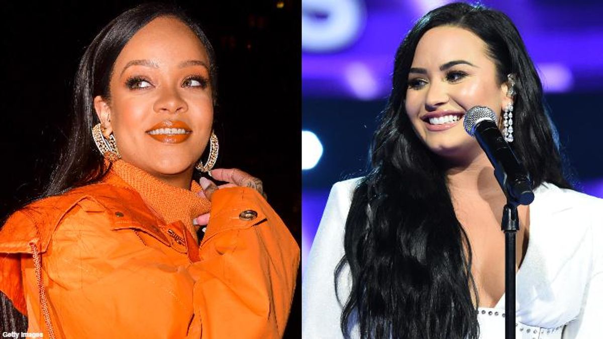 Like So Many People, Demi Lovato Wants to Make Out with Rihanna