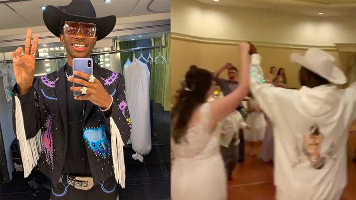 Lil Nas X Crashed a Wedding at Disney World, Danced to 'Old Town Road'