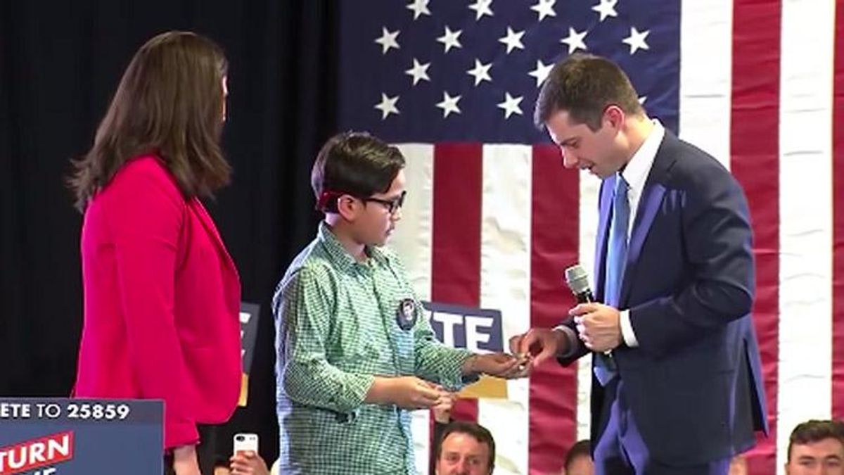 Gay 9-Year-Old Asks Pete Buttigieg For Help Being Brave