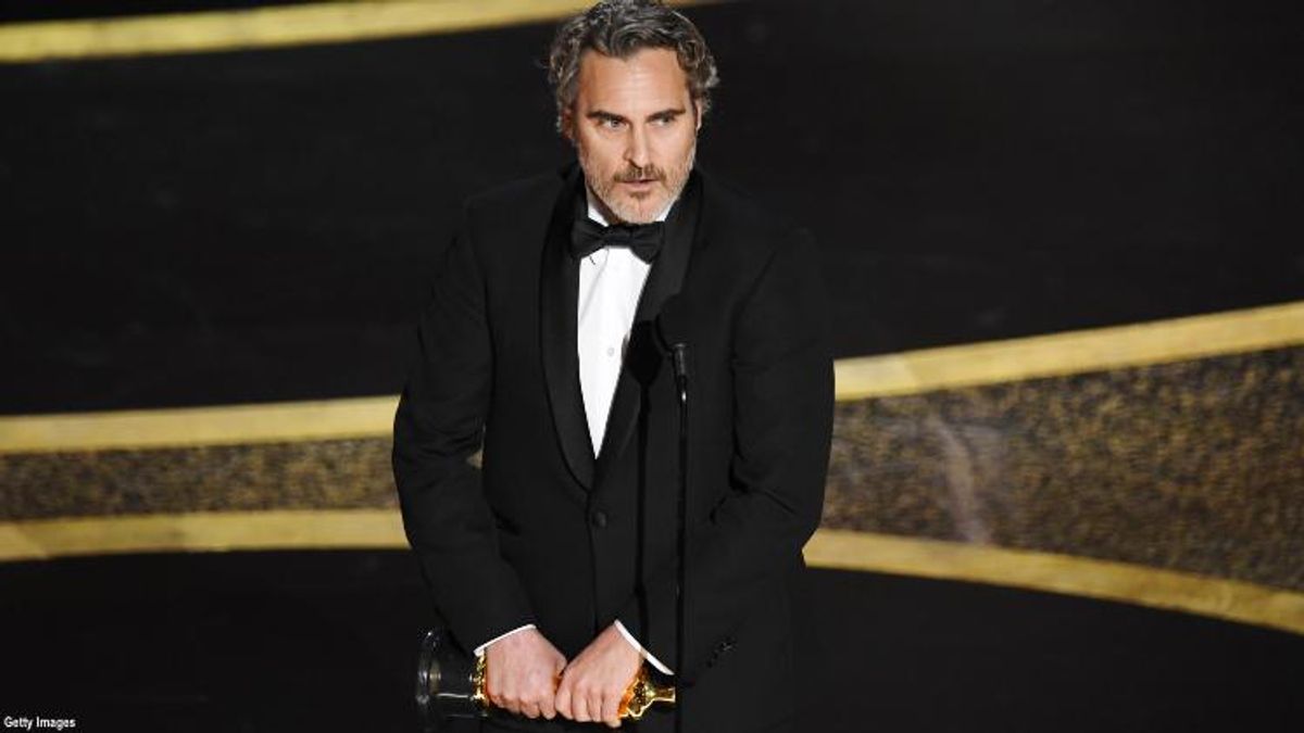 Joaquin Phoenix Shouts Out Queer Rights in Oscar Speech