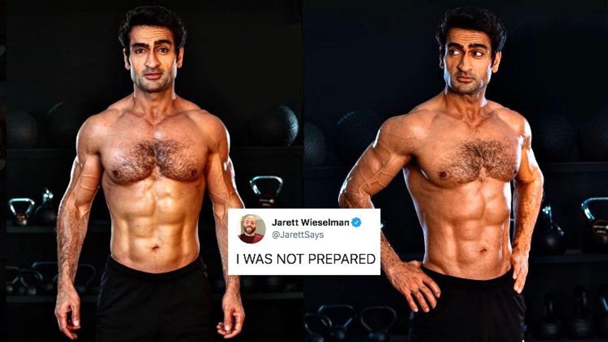 'Eternals' Star Kumail Nanjiani Has the Internet Thirsting Really Hard