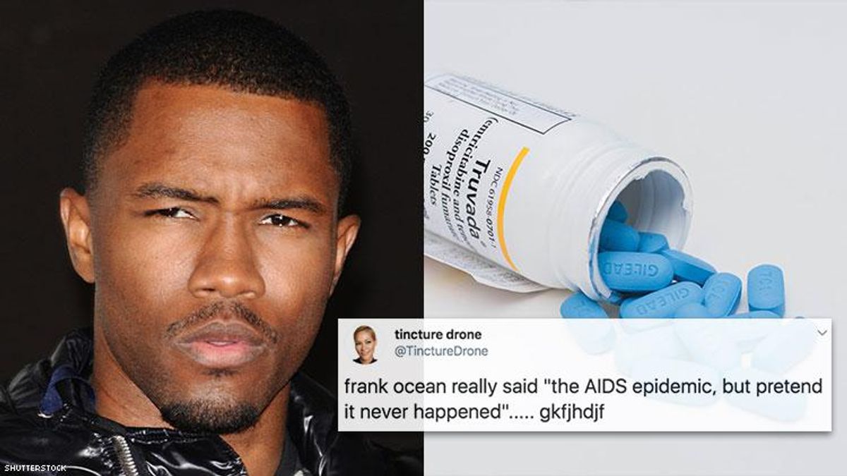 People Are Roasting Frank Ocean's PrEP-Themed, Invite-Only Nightclub