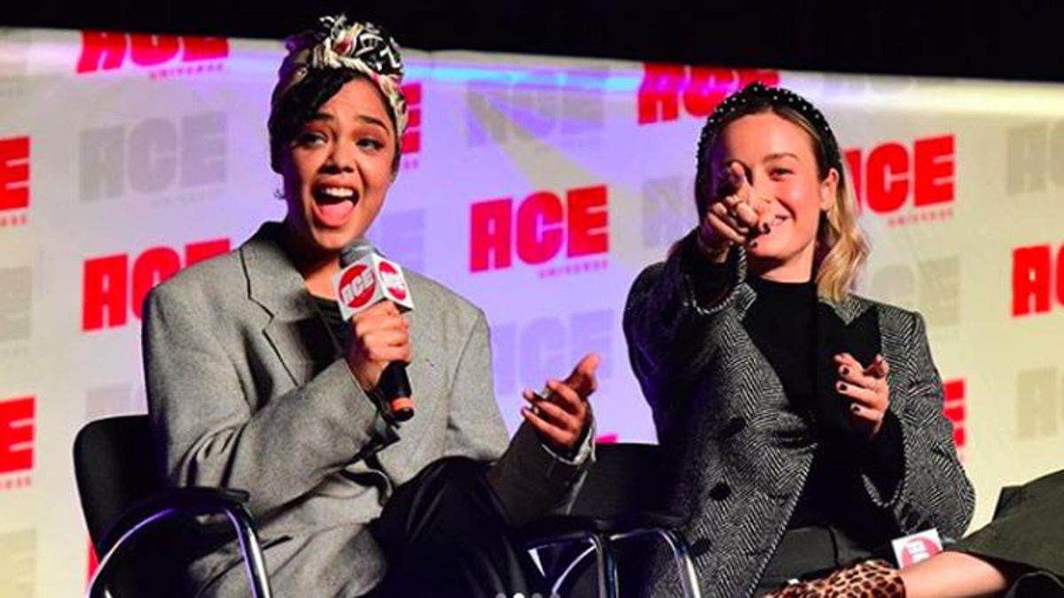 Tessa Thompson and Brie Larson Broke Lesbian Twitter