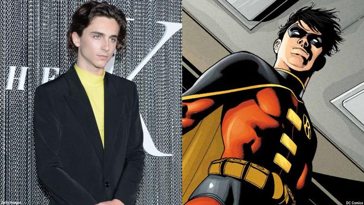 Timothée Chalamet Would Make an Excellent Robin to R-Patz's Batman