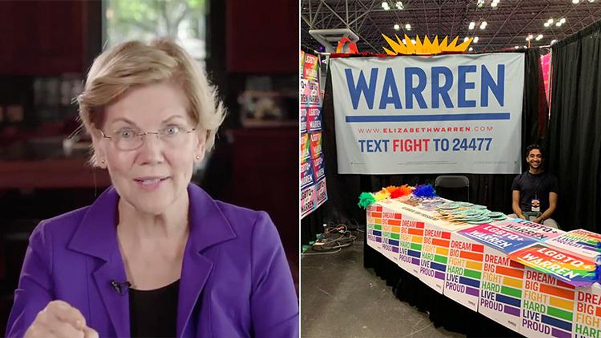 Elizabeth Warren Was the Only Presidential Hopeful at RuPaul's DragCon