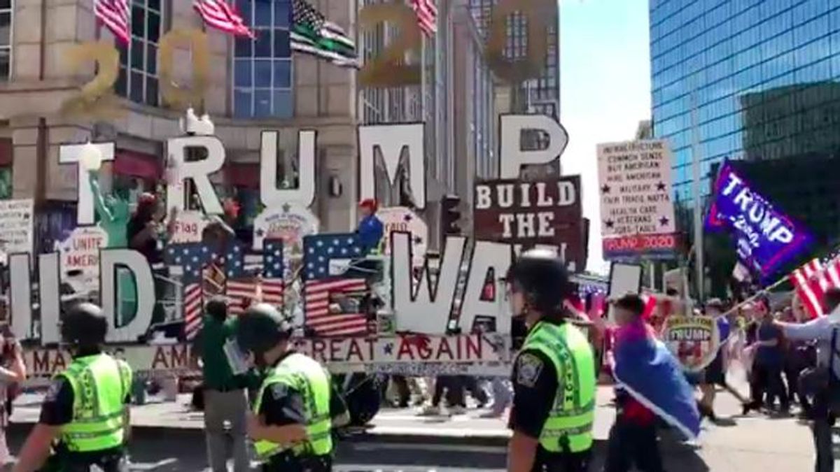 Boston's Straight Pride Parade Was a Chaotic Disaster