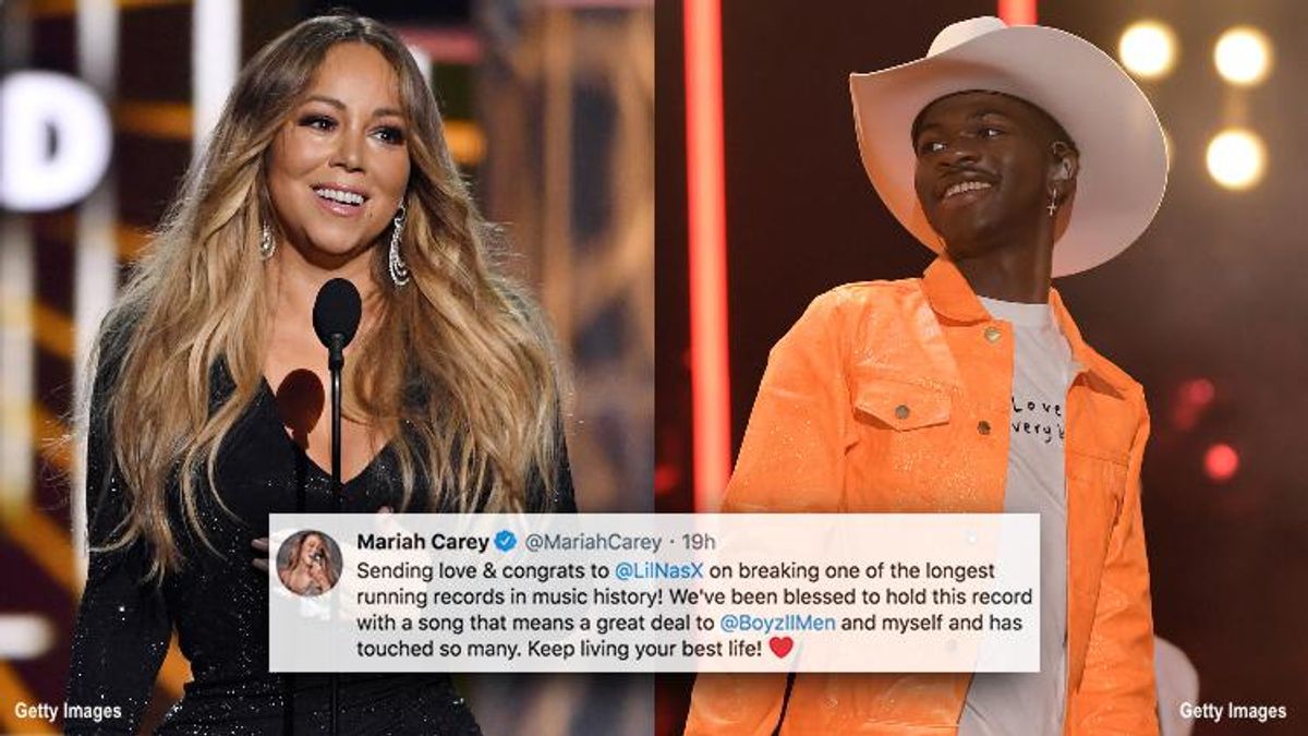 Mariah Carey & More Congratulate Lil Nas X on His Record-Breaking Song