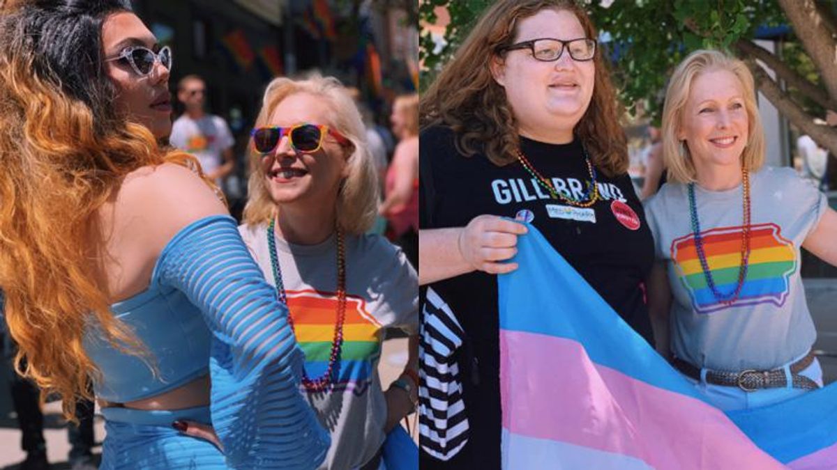 Kirsten Gillibrand Served up Drinks at Iowa Gay Bar for Pride