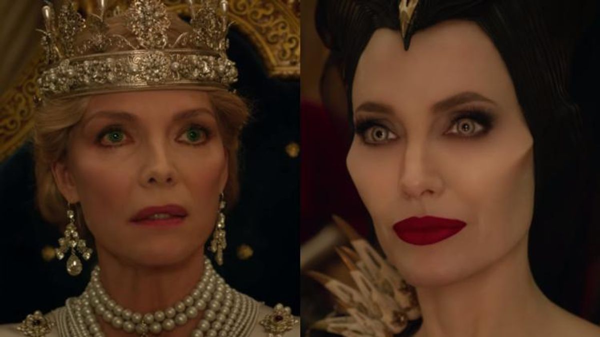 Angelina Jolie & Michelle Pfeiffer Face Off in New 'Maleficent' Teaser