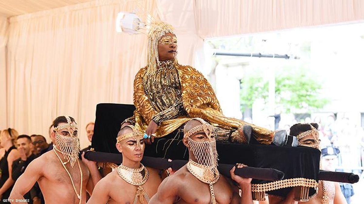 Billy Porter's Met Gala Look Exudes Royal, Gay Energy