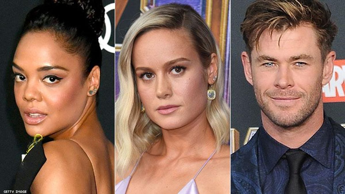 Tessa Thompson Says Valkyrie, Captain Marvel, Thor Could Be a Throuple