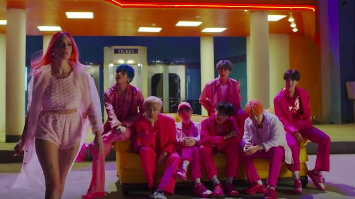 Halsey and BTS Tease Upcoming Collab in New Video