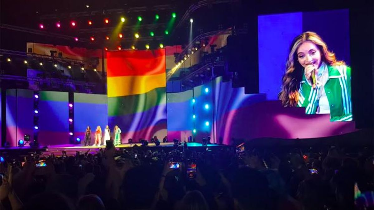 Little Mix Performs in Front of Rainbow Flag in Anti-LGBTQ Dubai