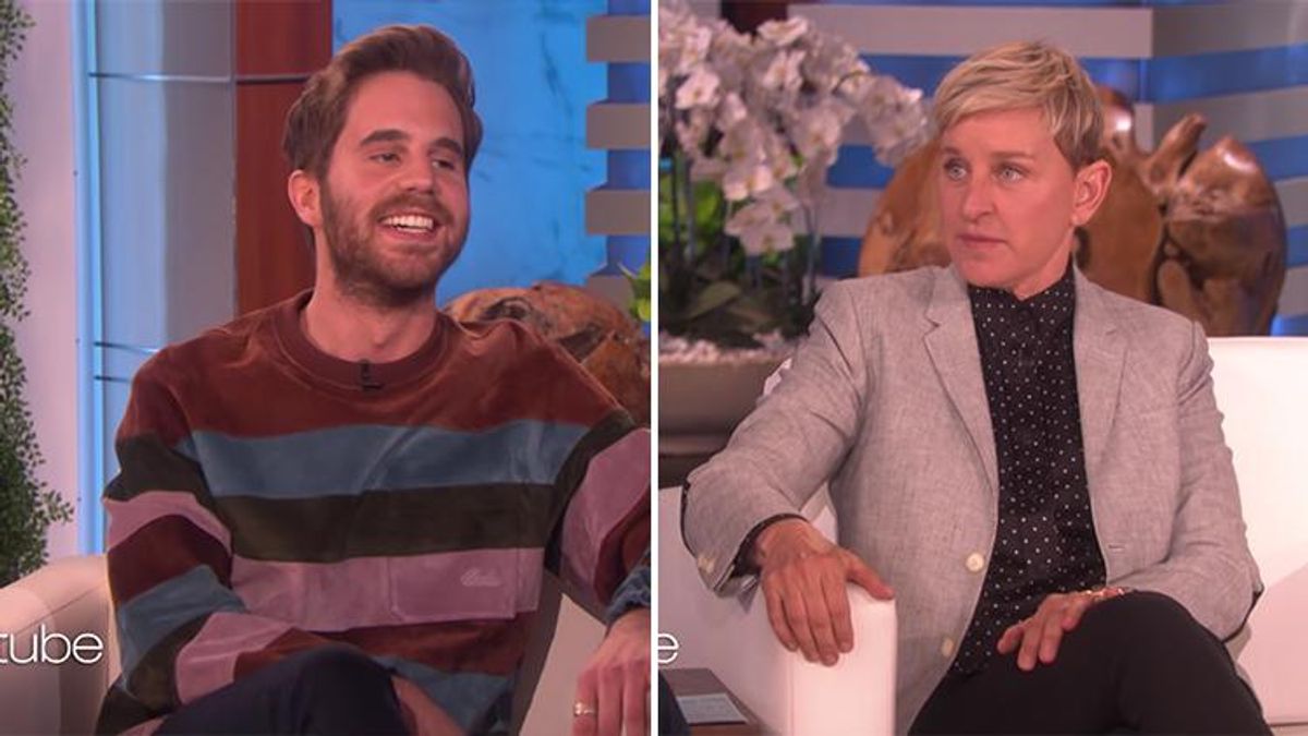 Ben Platt Hopes Celebs Won't Have To Come Out Anymore, Thanks Ellen