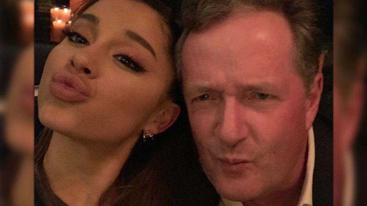 Ariana Grande Hung Out With Piers Morgan and I Am Confusion