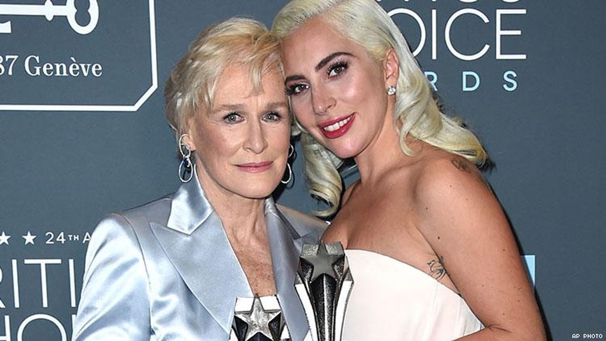 Lady Gaga Ties With Glenn Close as the Critics' Choice Best Actress!