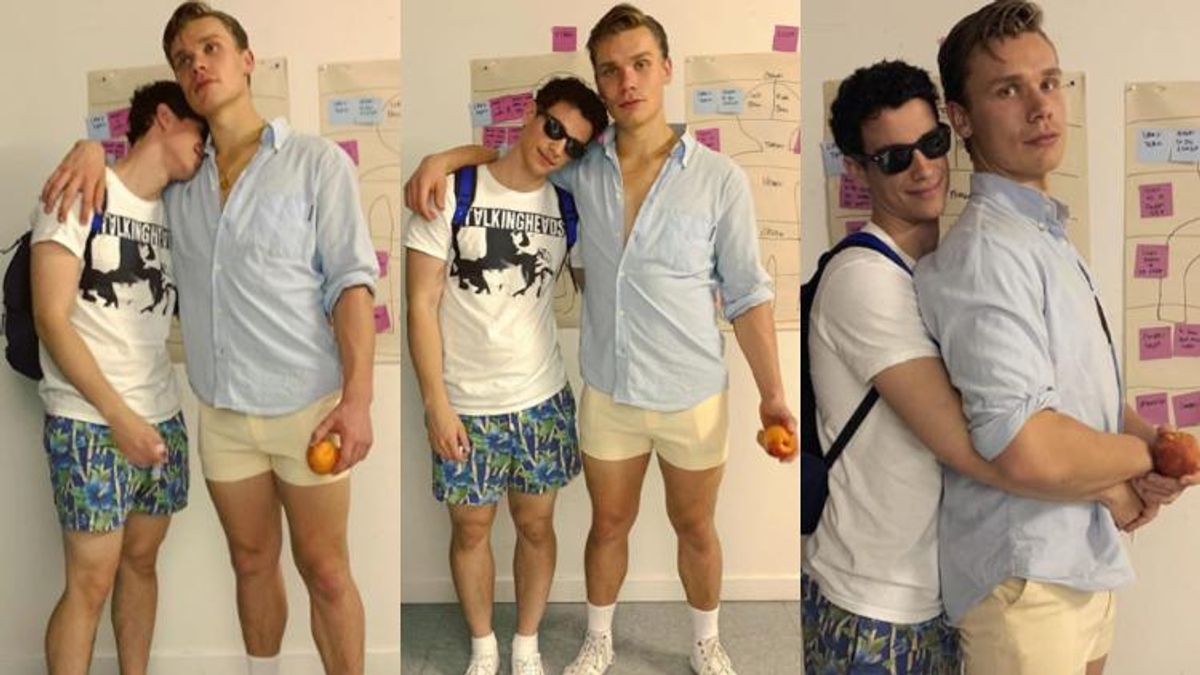 These Guys Dressed Up As Elio & Oliver from 'Call Me by Your Name'