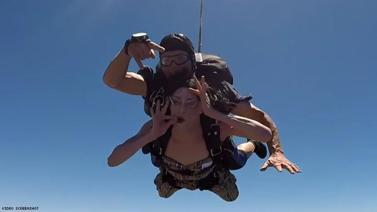 Watch Laganja Estranja Do the Ultimate Death Drop From 12,500 Feet Up