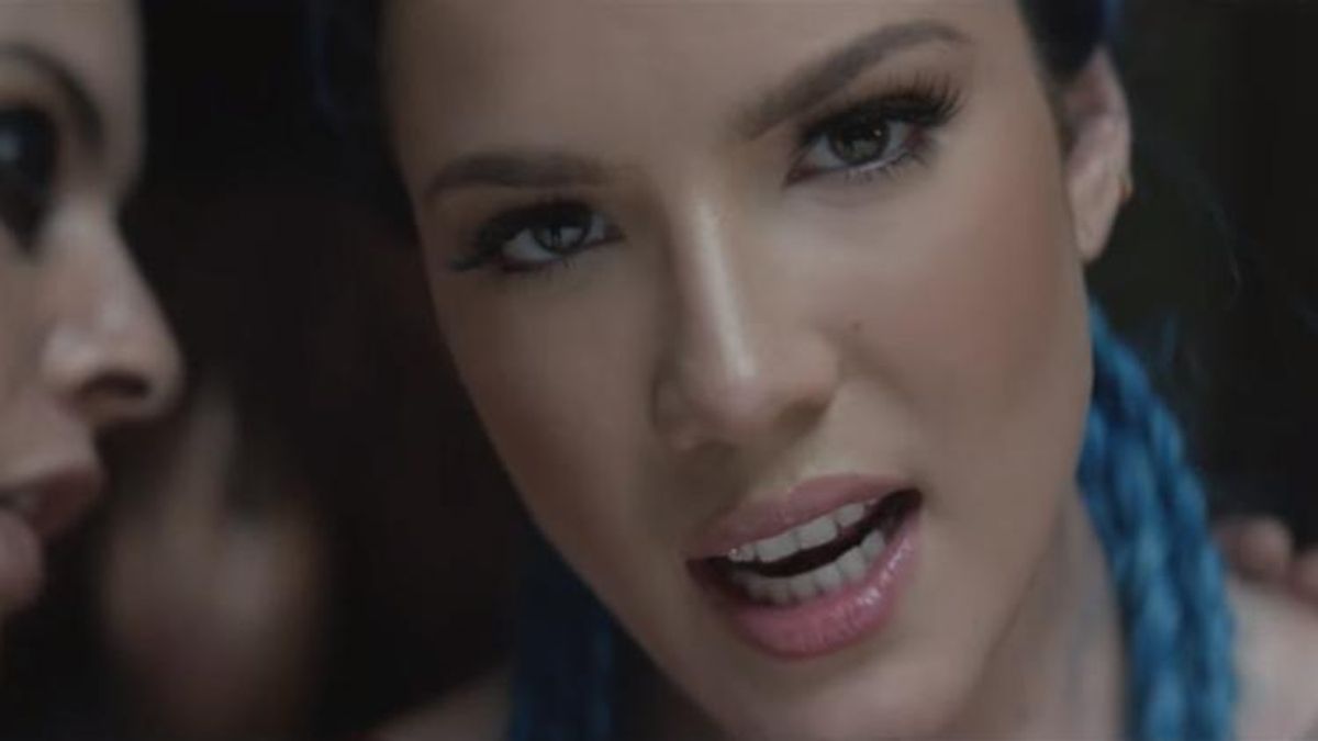 Halsey & Lauren Jauregui Duke It Out in 'Romeo & Juliet' Inspired Video for 'Strangers'