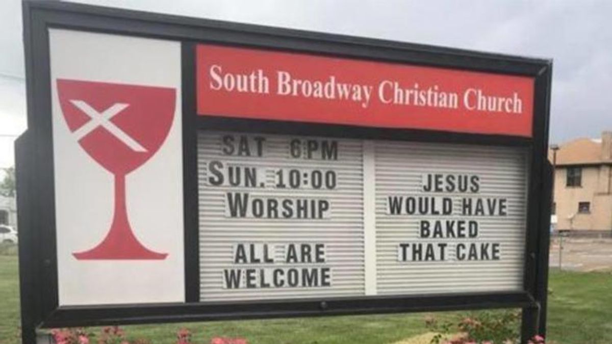 This Christian Church Has a Clear Message for That Antigay Cake Baker 