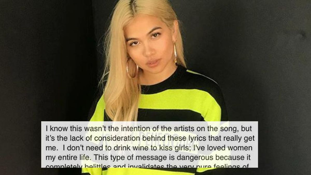 Hayley Kiyoko Calls Out Rita Ora: "I Don't Need to Drink Wine to Kiss Girls"