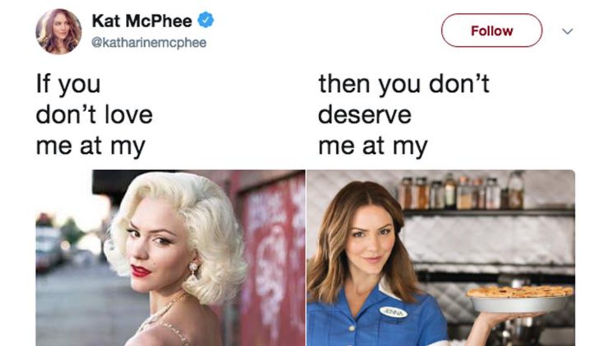 Katharine McPhee Just Hilariously Dragged Herself on Twitter in the Best Way