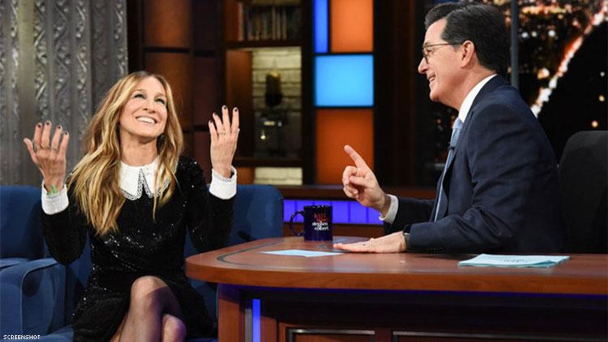 Sarah Jessica Parker Offers the Role of Samantha In 'Sex and the City 3' to Stephen Colbert