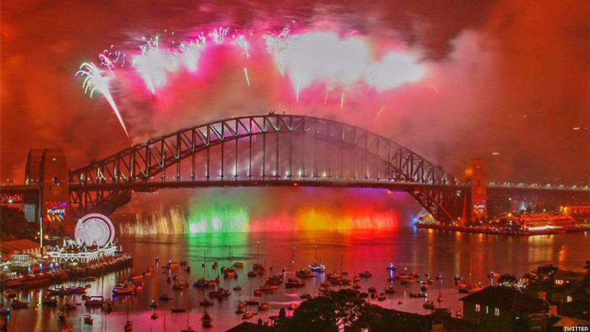 Sydney Celebrated the New Year in a Very Gay Way