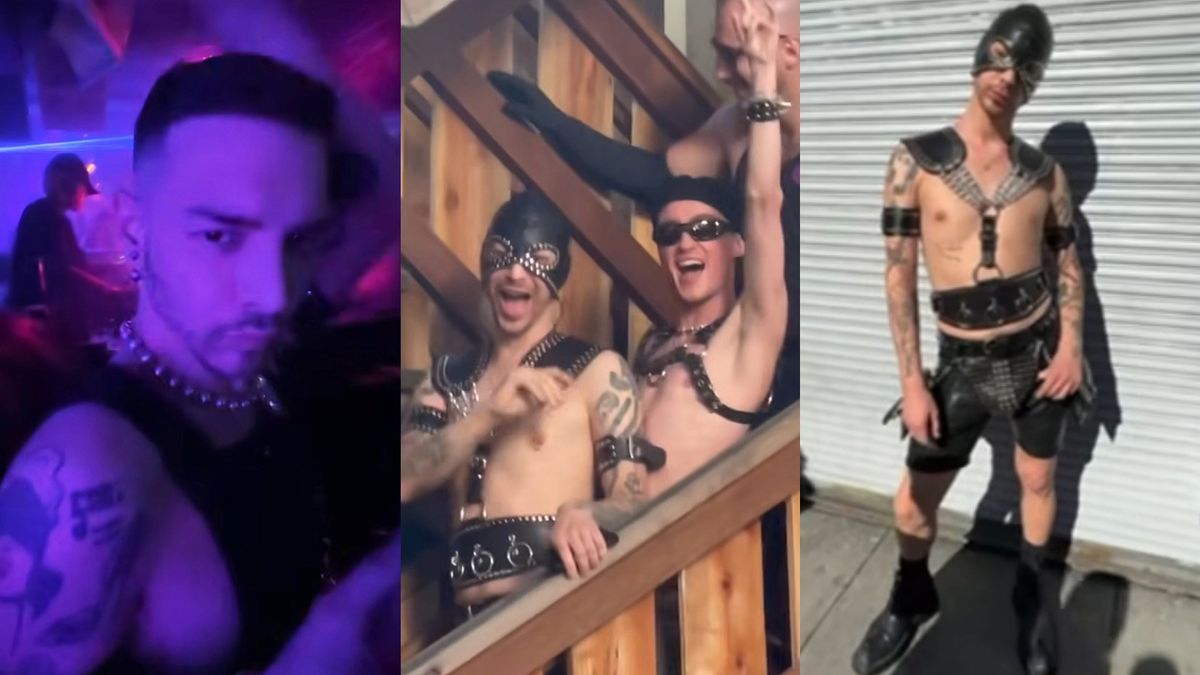 Violet Chachki & Gottmik in nothing but leather at Folsom Street Fair are making us WILD