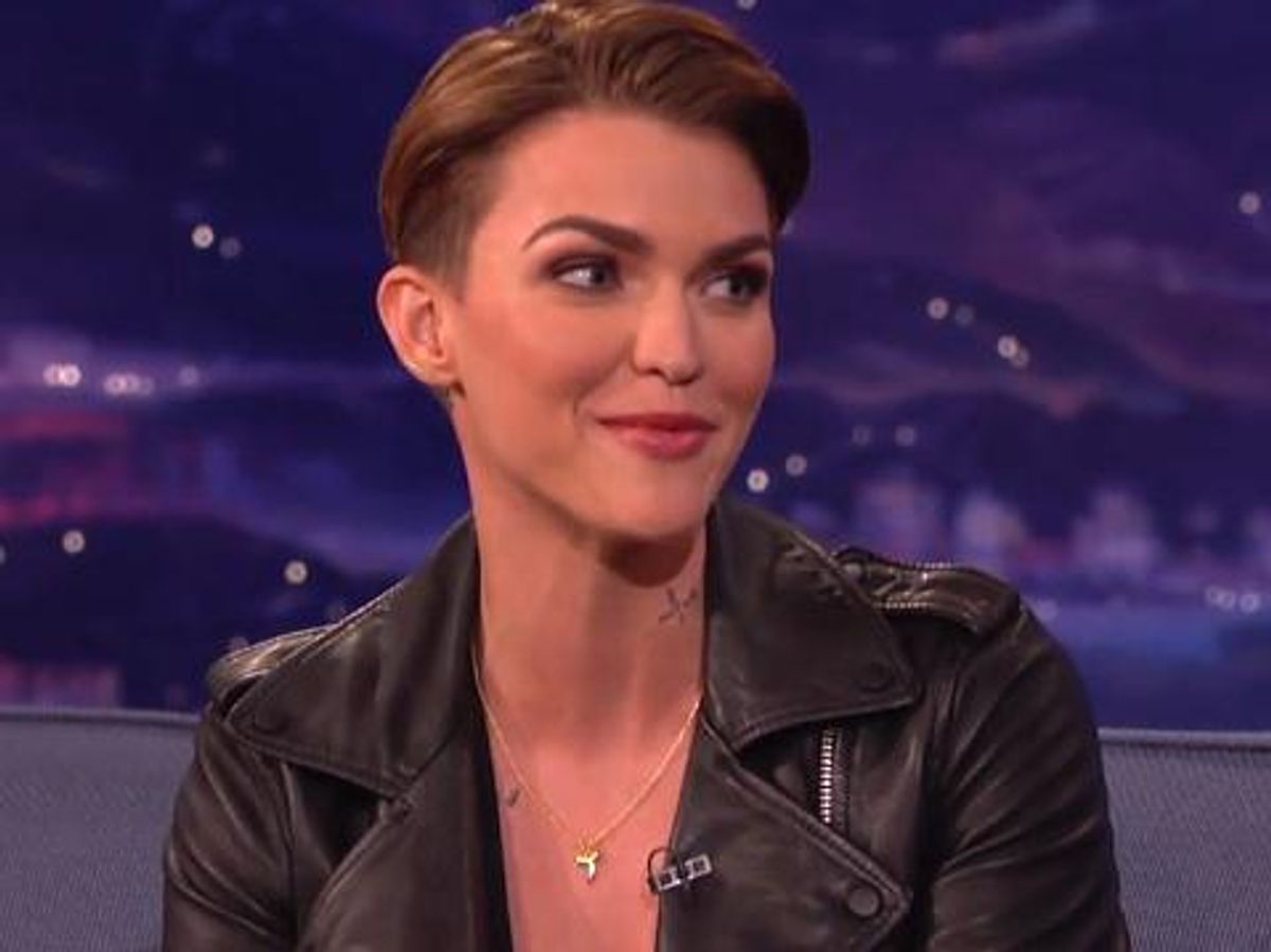 WATCH: Ruby Rose Talks Tattoos, The Biebs, and OITNB on Last Night's Conan