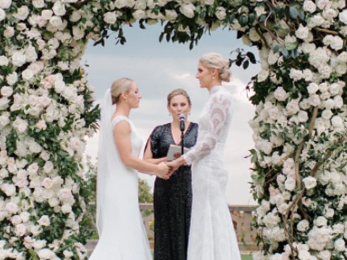 WNBA MVP Elena Delle Donne's Fairytale Wedding Is Making Our Hearts Melt