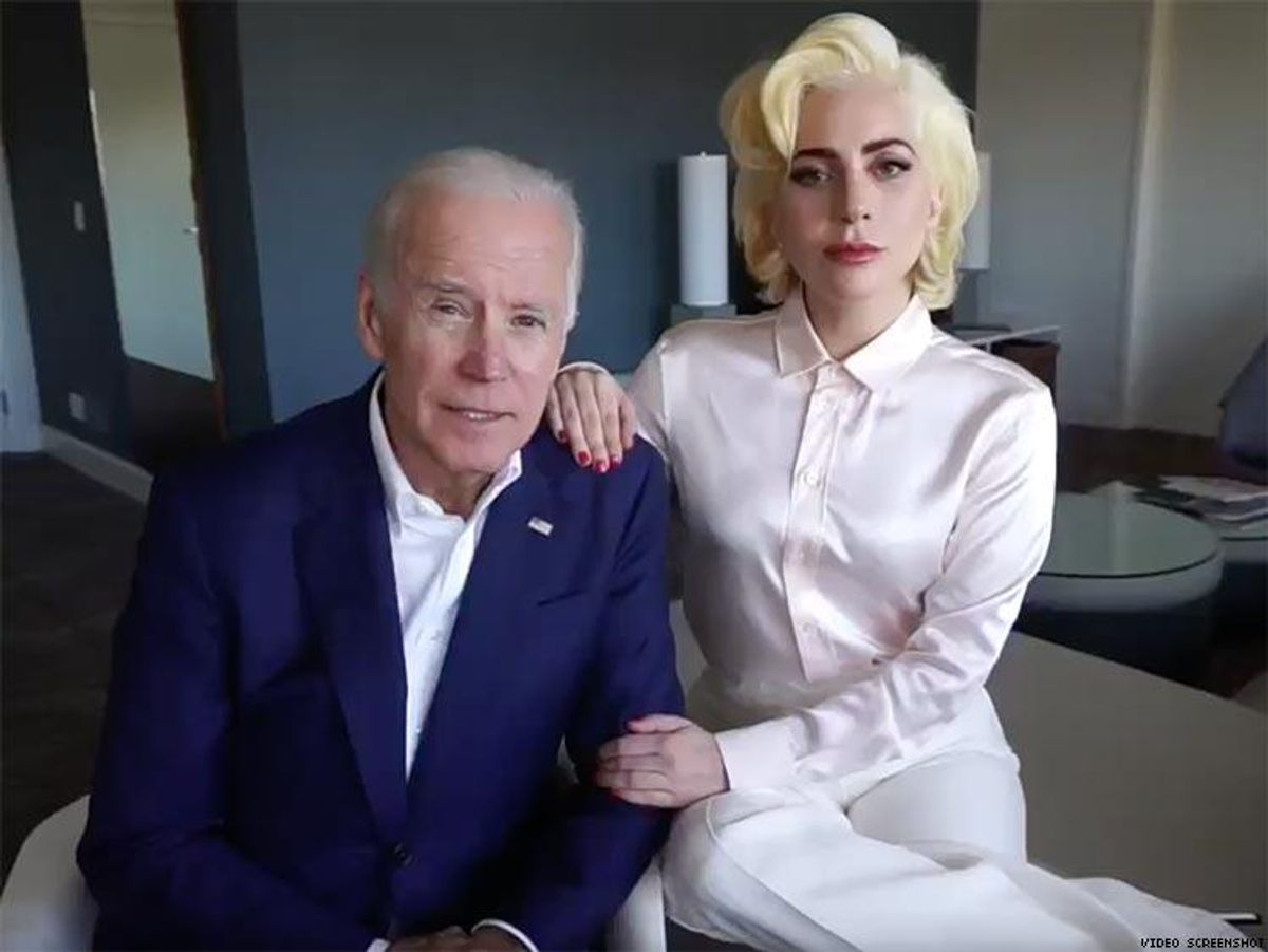 Lady Gaga & Joe Biden Want to Remind Sexual Assault Survivors They Aren't Alone