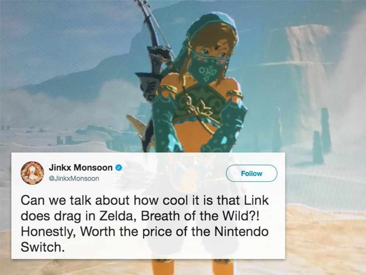 Link Does Drag in the Latest Zelda Game and People Are Losing It