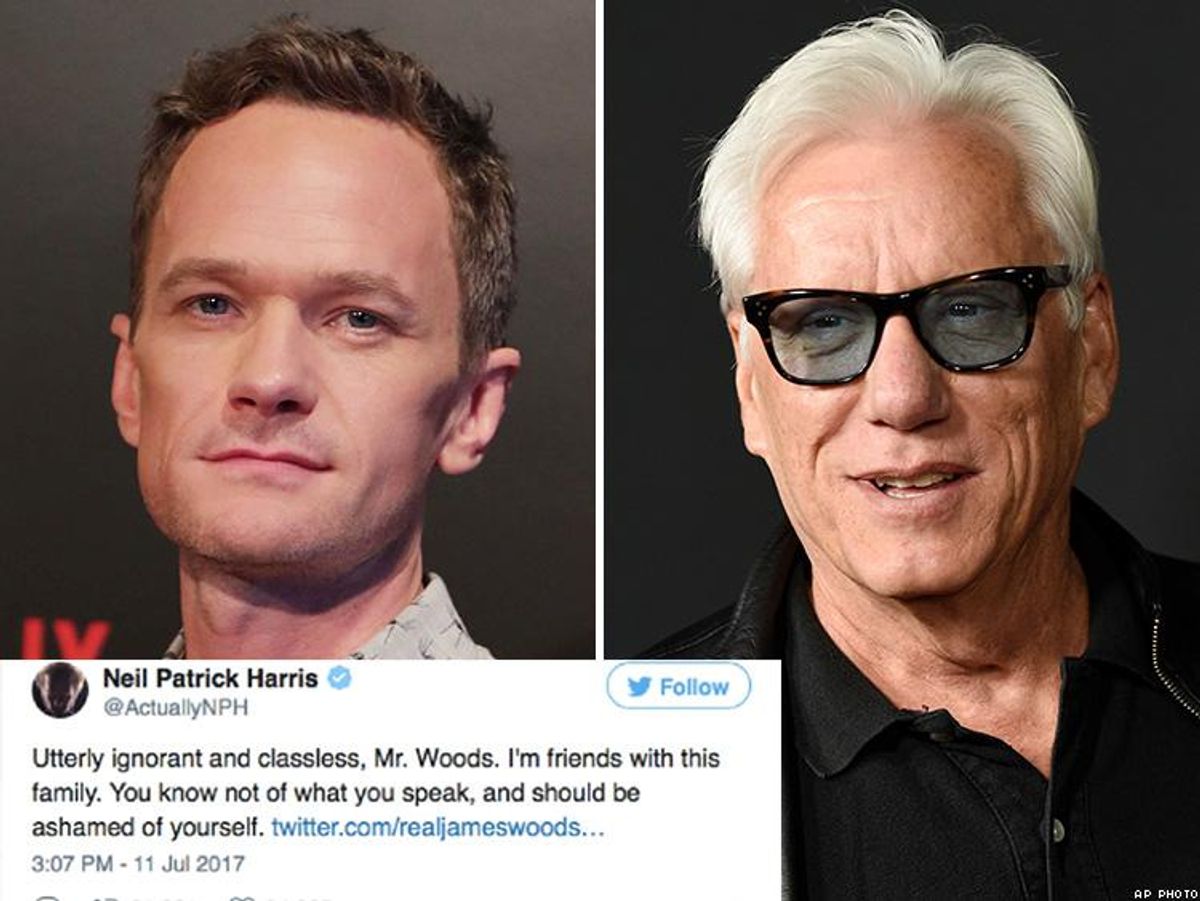 Neil Patrick Harris Slams James Woods Over Transphobic Tweet