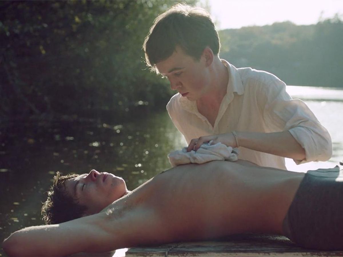 Toweling Off by the Lake in 'Departure'