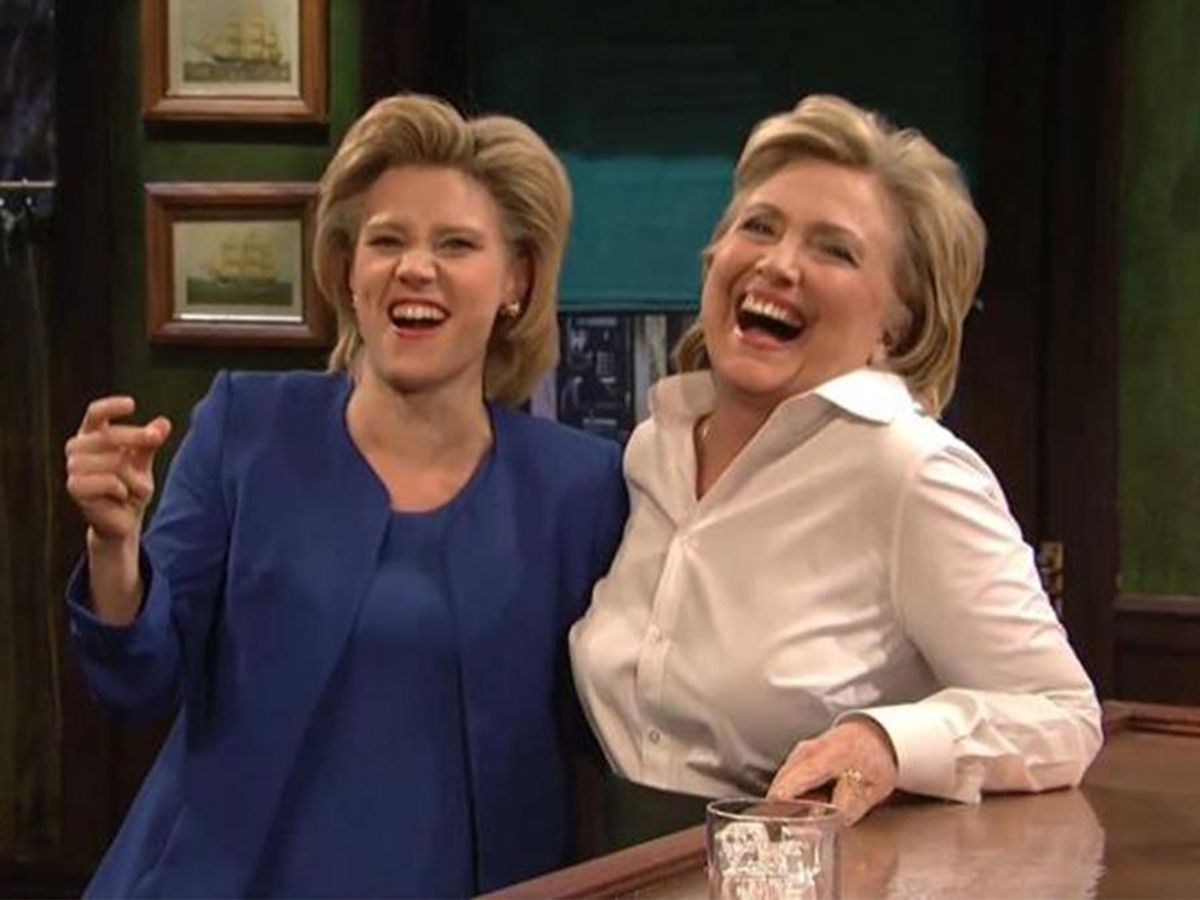 We Wish We Had Dinner with Hillary Clinton & Kate McKinnon Last Night