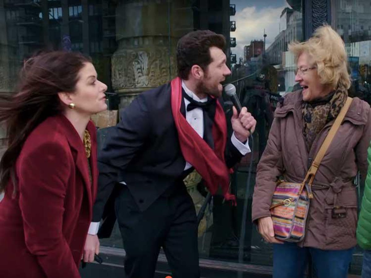 Billy Eichner's New "IT'S DEBRA MESSING, YOU GAYS!!!" Will Hype You Up for the Holidays