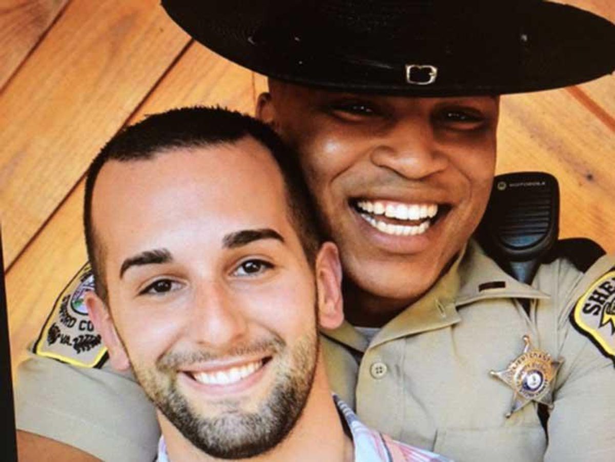 The Gay Police Officer's Formation Performance Won the Internet and Our Hearts