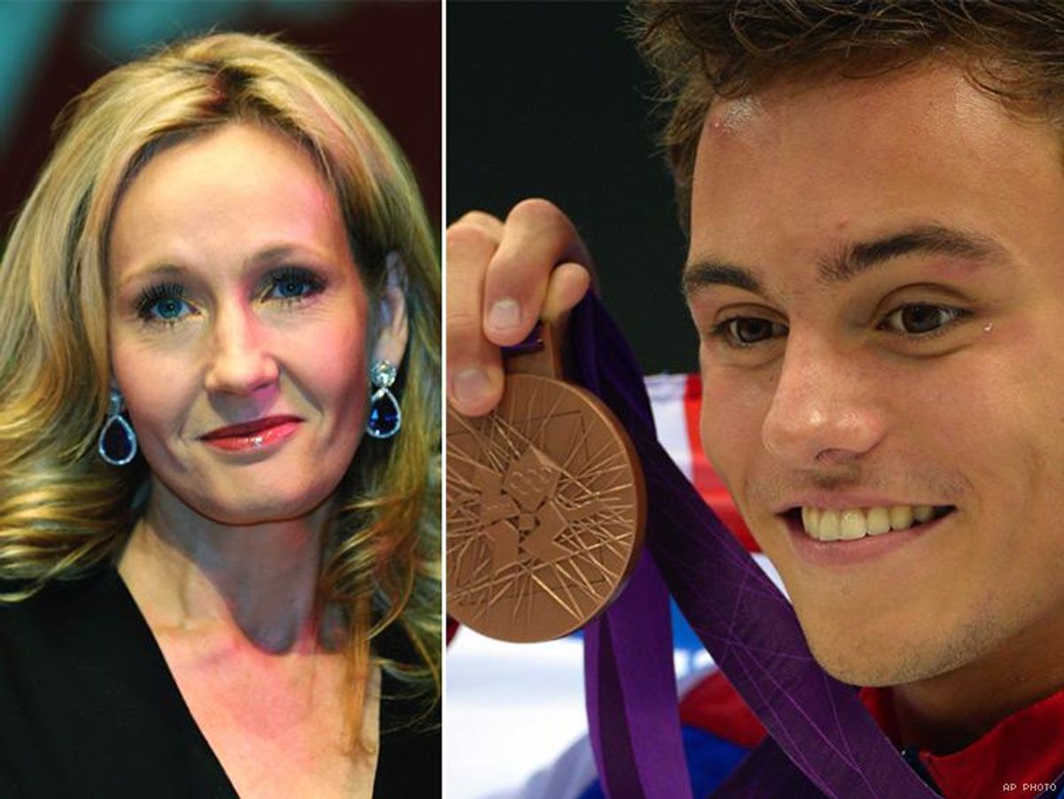 JK Rowling Defended Tom Daley From Twitter Trolls in the BEST Way Possible