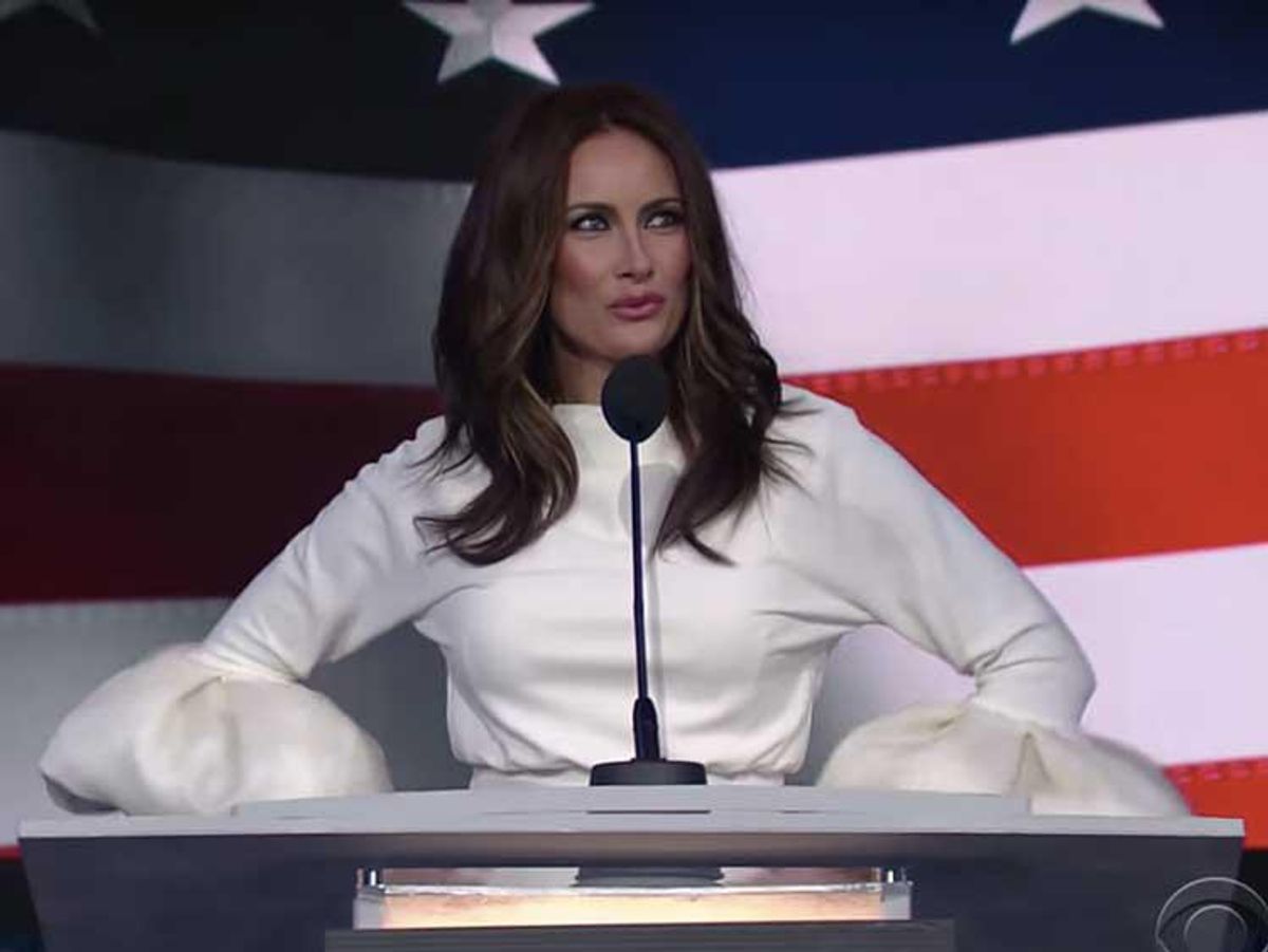 Laura Benanti as Melania Trump Explaining the Plagiarized Speech Will Sound Very Familiar