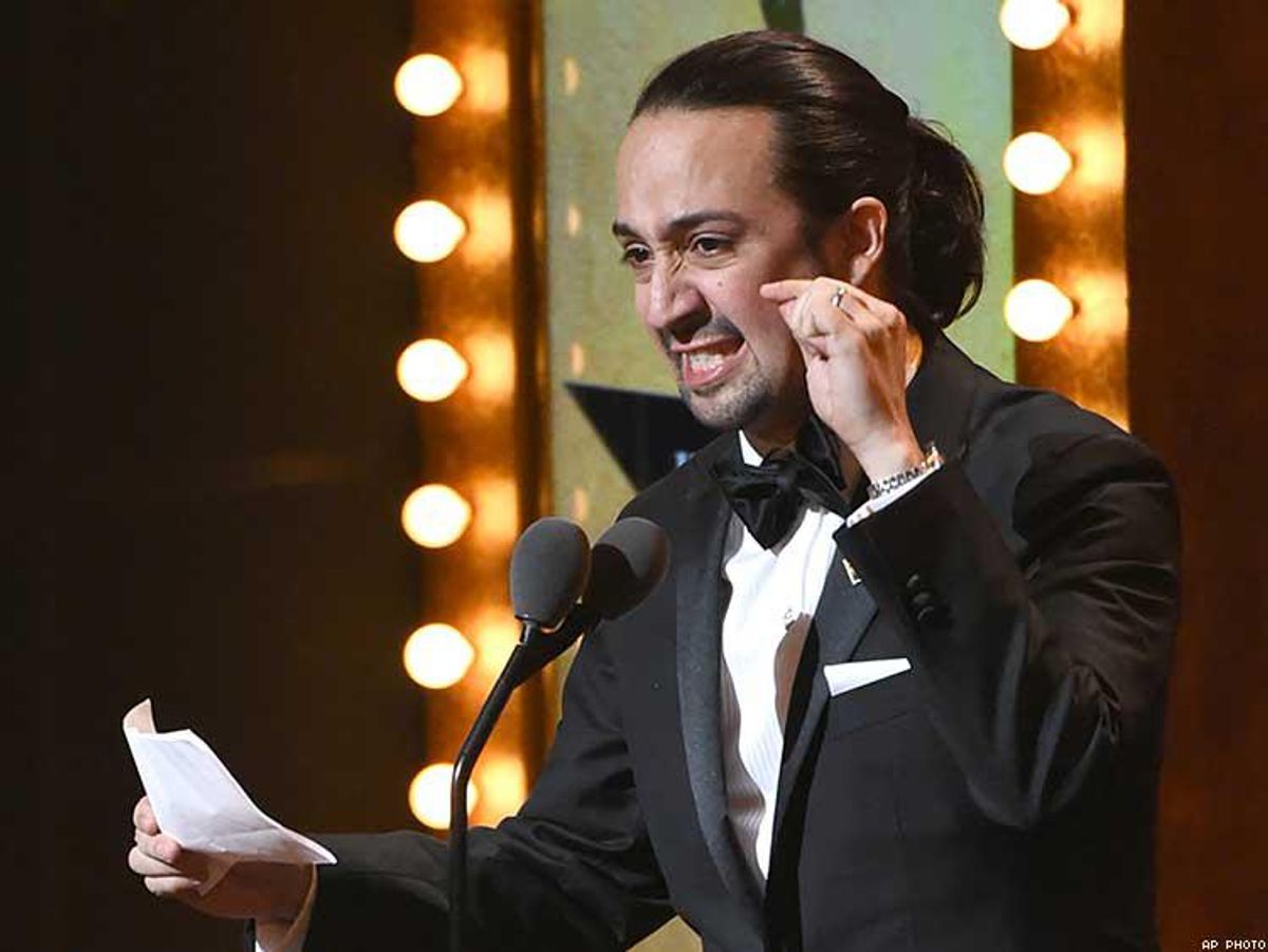 Lin-Manuel Miranda's Tony Awards Speech Will Have You Chanting 'Love Is Love Is Love is Love'