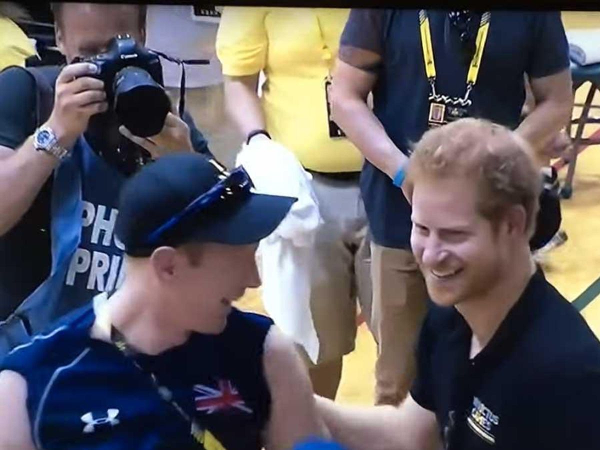 Prince Harry Tweaks Athlete's Nipple and Makes Us All Royally Jealous