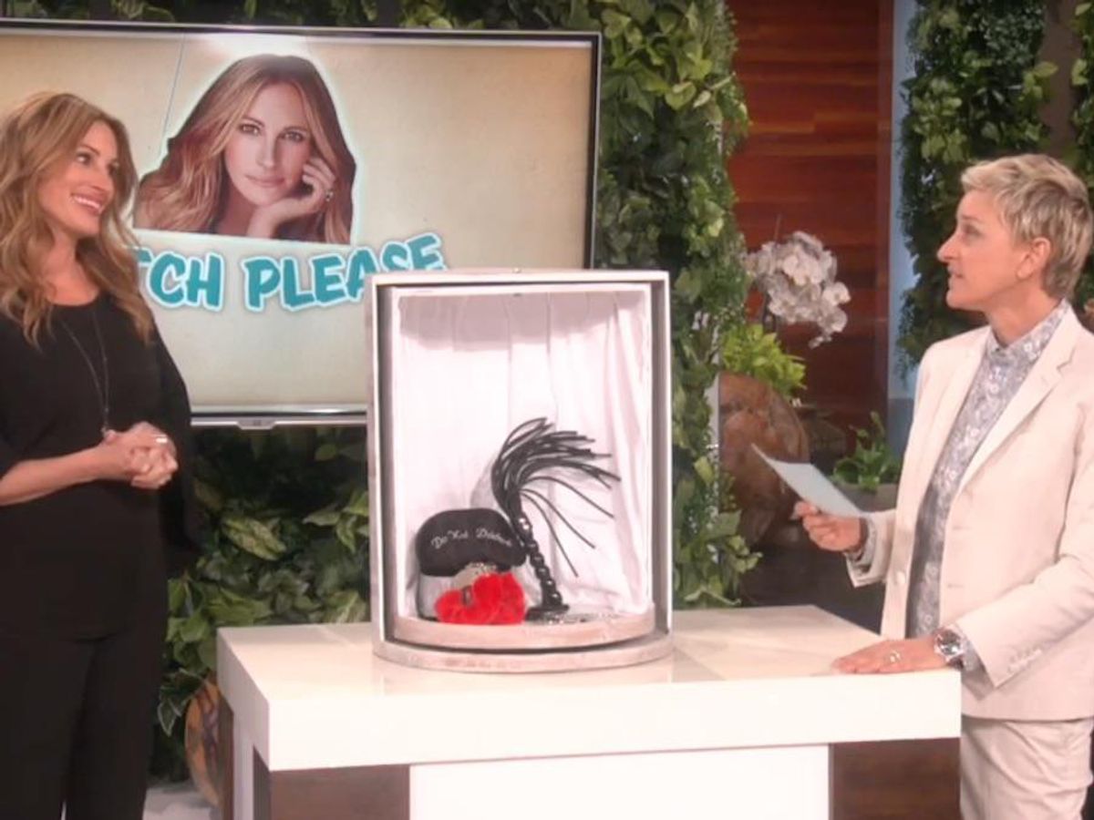 Julia Roberts Attempting to Sell Ellen Fetish Paraphernalia Will Make Today Better