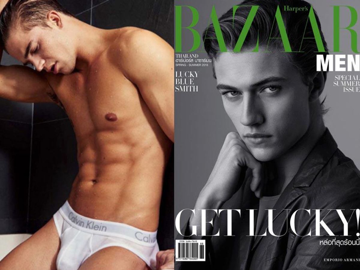 River Viiperi Sports Soaking Wet Tightey Whiteys in Harper's Bazaar