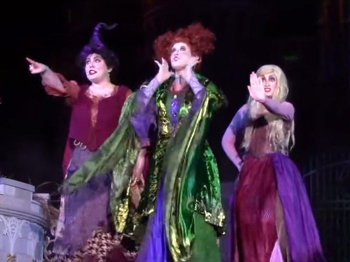 The Sanderson Sisters Crashed Walt Disney World for a Hocus Pocus Villain Spectacular