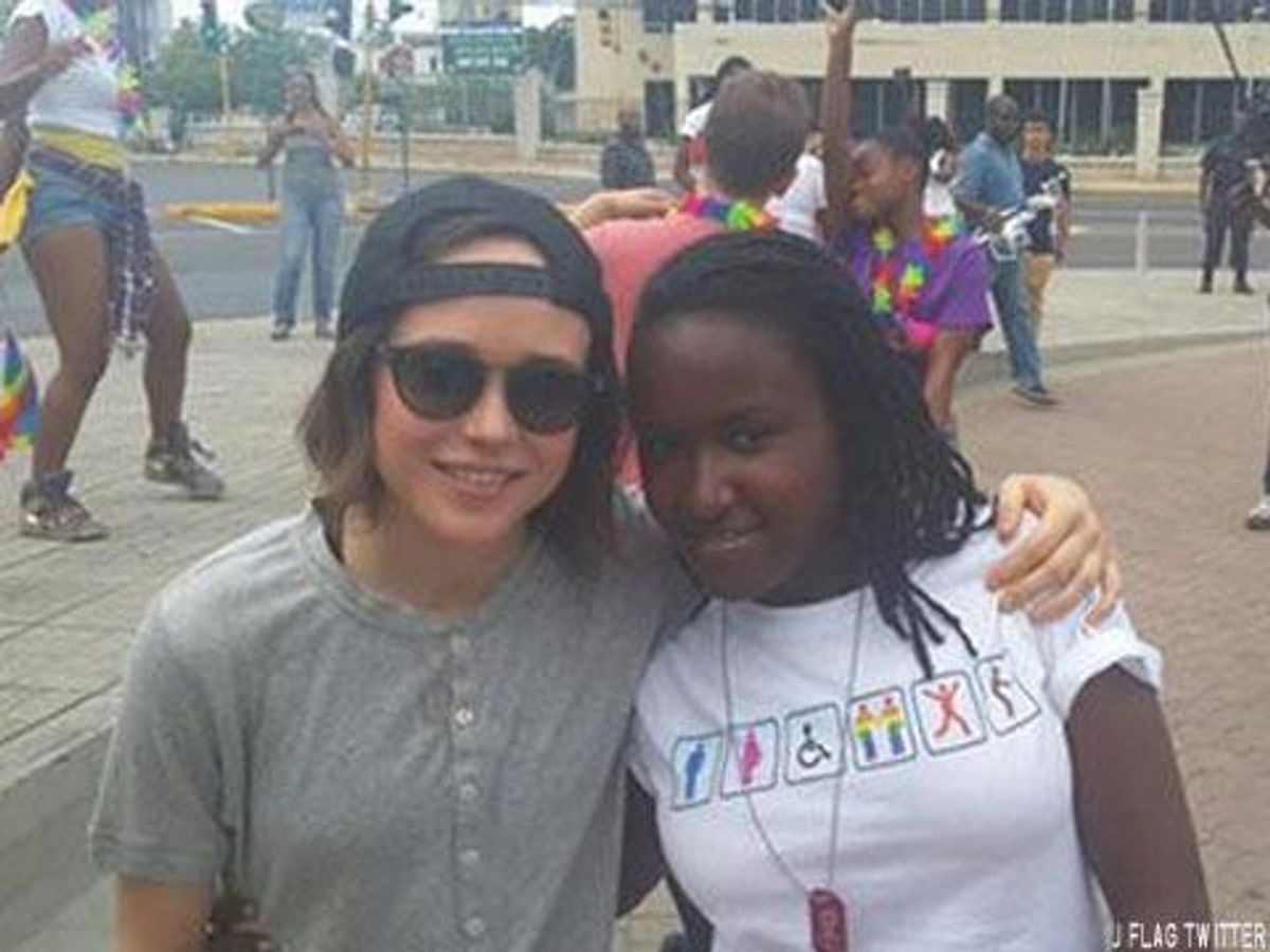 Ellen Page Attends Pride Flashmob in Jamaica Despite High Risk of Homophobic Attacks