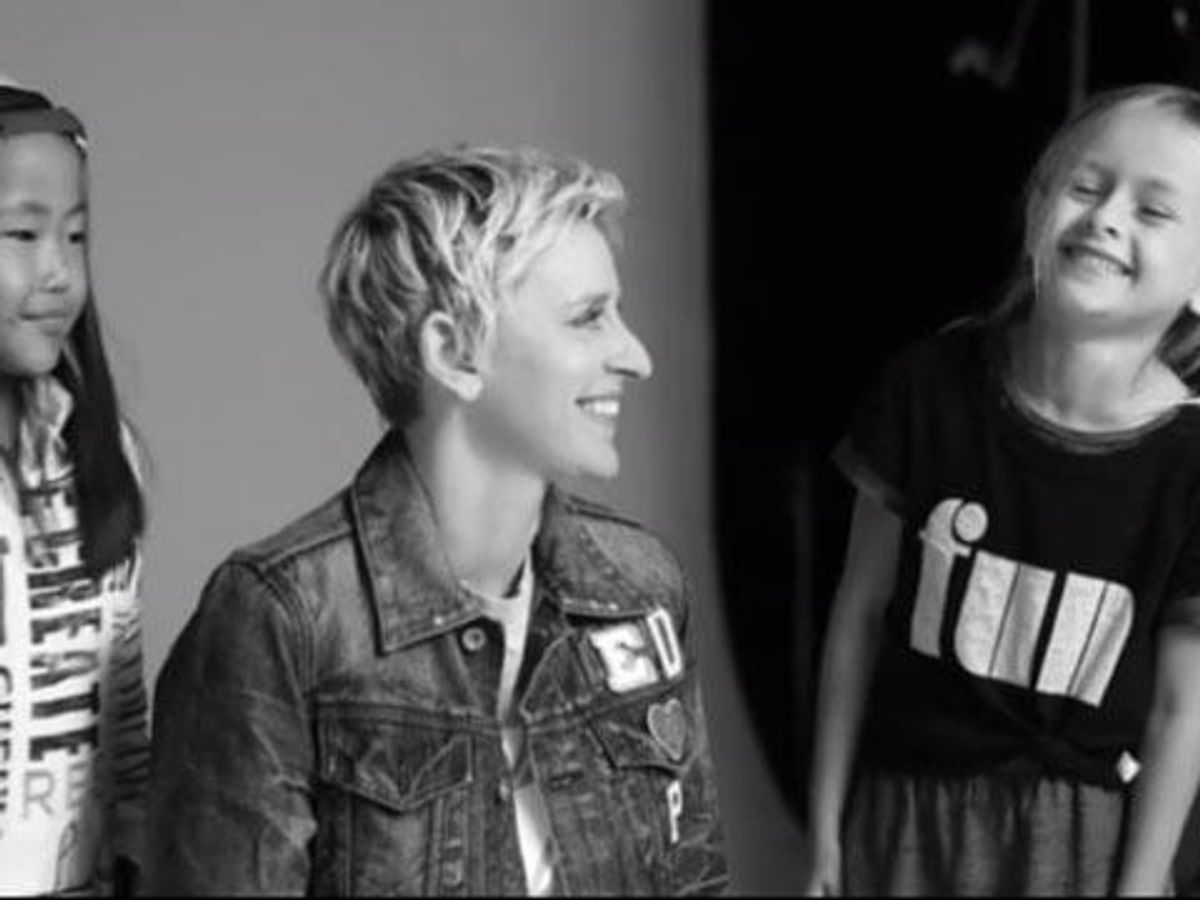 WATCH: Ellen DeGeneres & Kids in Her Gap Kids Line Will Melt Your Heart 